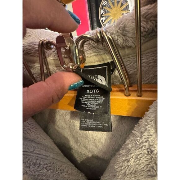 The North Face OSO Osito Purple Hooded Jacket xxl/2xl plus sized - Picture 4 of 8